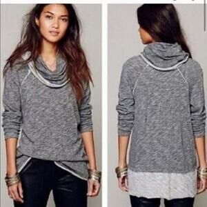 Free people Beach corps cowl neck sweater